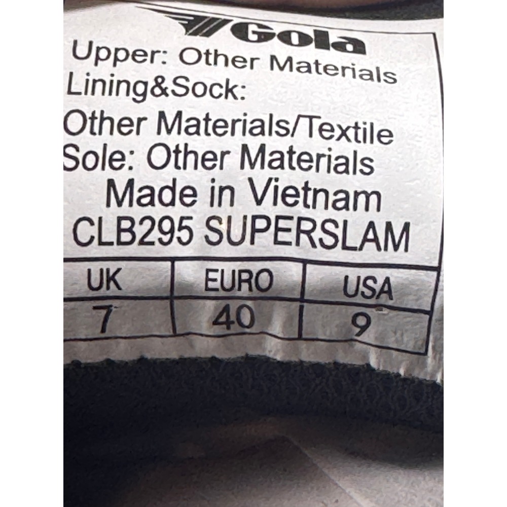 Gola Superslam Women's Sneakers Low Top Black Gold Cheetah Faux Fur Size 9‎ - Picture 12 of 14